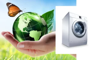 Using eco-friendly practices in washing machine maintenance