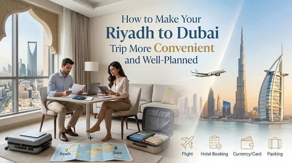 How to Make Your Riyadh to Dubai Trip More Convenient and Well-Planned